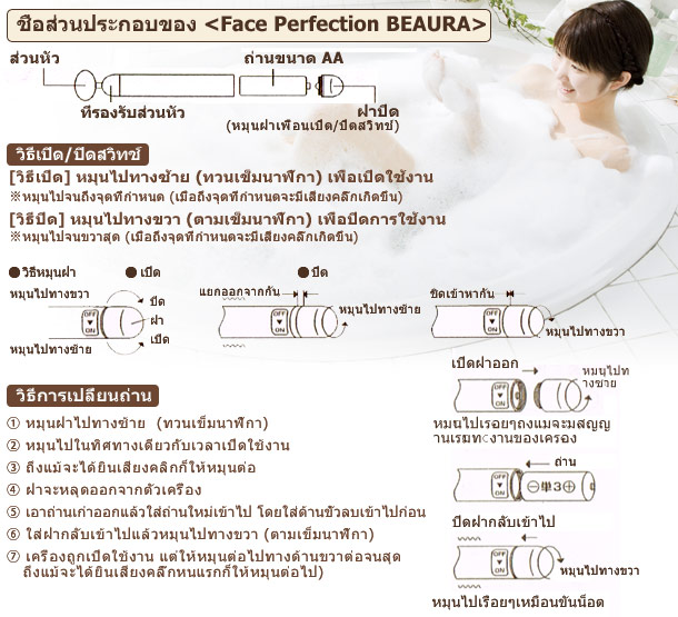 Pure gold facial beauty device: Face Perfection BEAURA