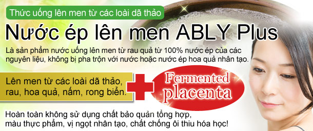 Nước ép lên men ABLY Plus (Nước uống lên men thực vật)