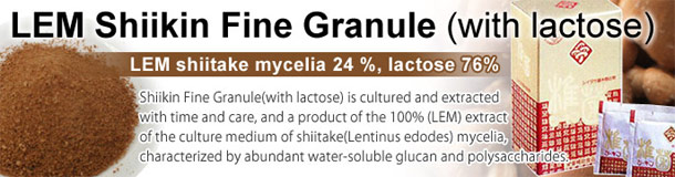 LEM chiết xuất từ hệ sợi nấm Shiitake (có Lactose)