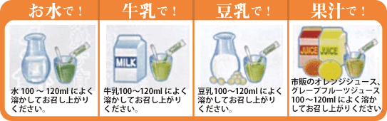 南国恵菜青汁の飲み方
