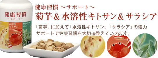 菊芋&水溶性キトサン&サラシア