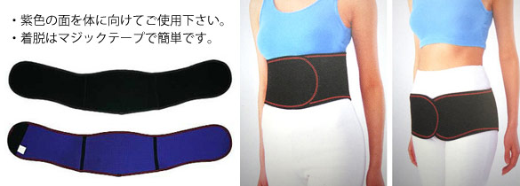 バイオラバーベルト使用例