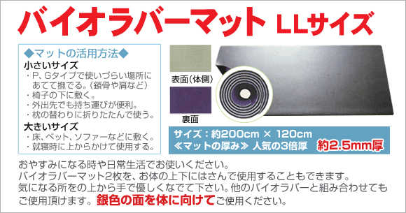 バイオラバーマット LLサイズ