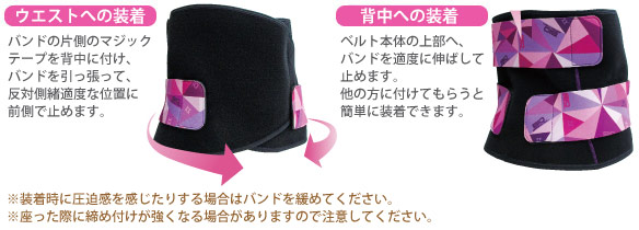 バイオエスペランサ シェイプベルト着用方法
