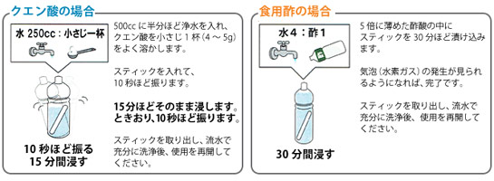 みなもと水素、お手入れ方法